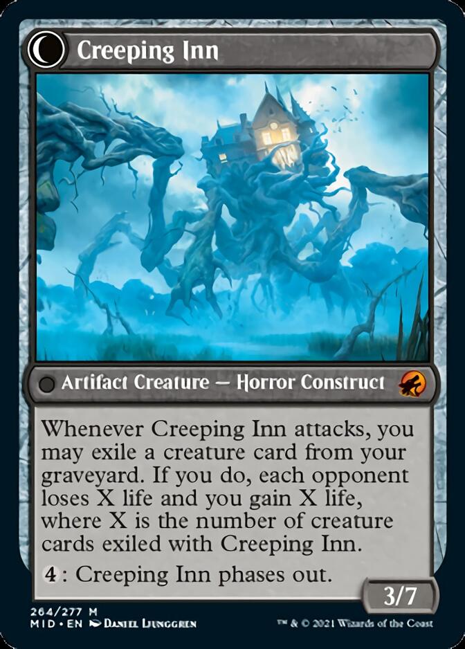 Hostile Hostel // Creeping Inn [Innistrad: Midnight Hunt] | Cracking-Singles