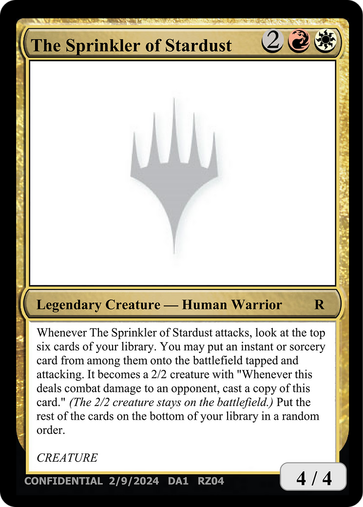 The Sprinkler of Stardust [Unknown Event] | Cracking-Singles