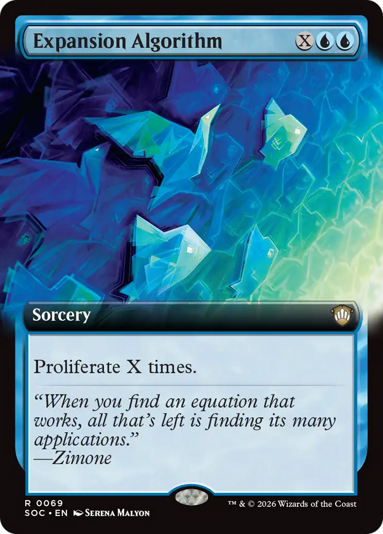 Expansion Algorithm (Extended Art) [Secrets of Strixhaven Commander] | Cracking-Singles