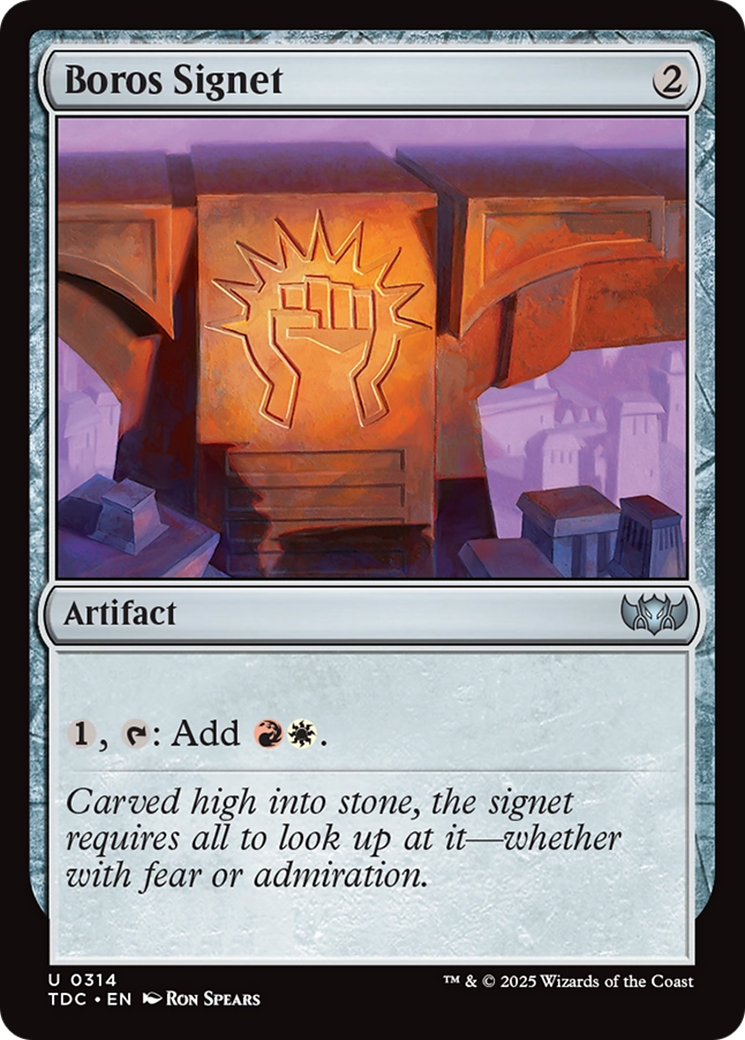 Boros Signet [Tarkir: Dragonstorm Commander] | Cracking-Singles