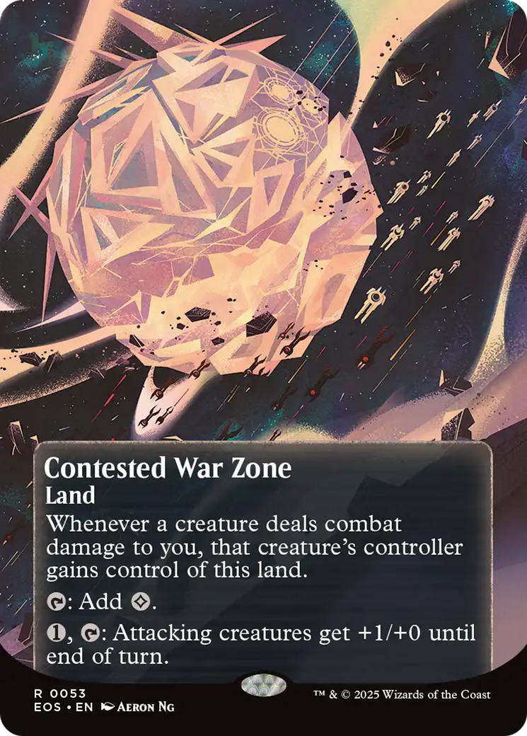 Contested War Zone (0053) (Borderless) [Edge of Eternities: Stellar Sights] | Cracking-Singles