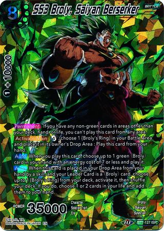 SS3 Broly, Saiyan Berserker (BT7-127) [Assault of the Saiyans] | Cracking-Singles