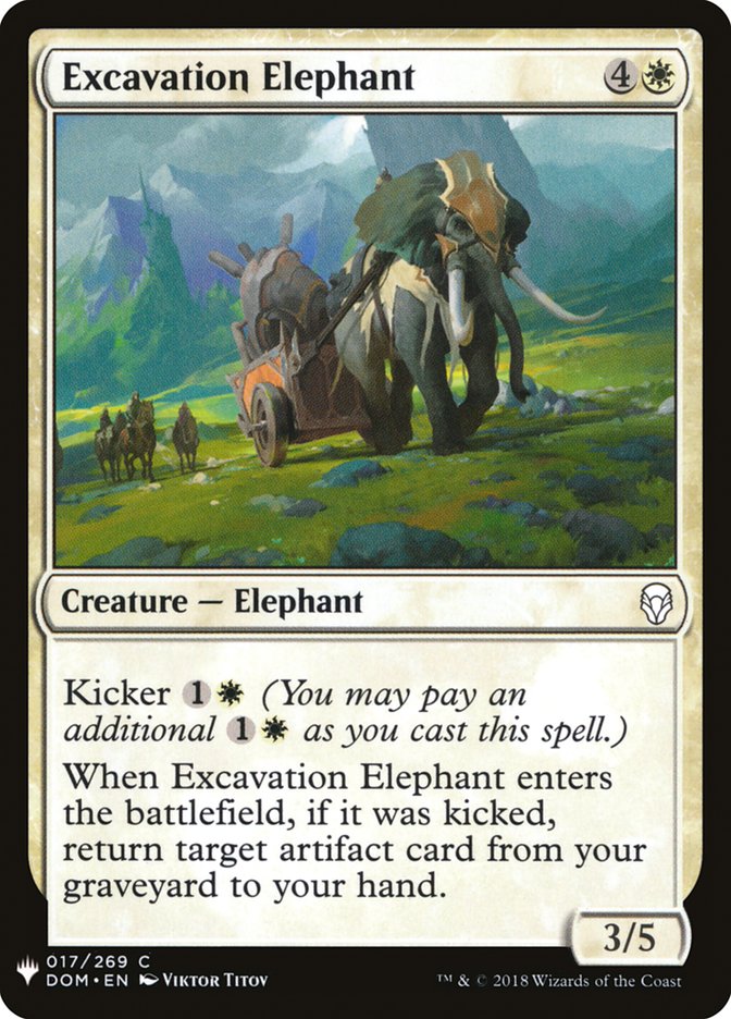 Excavation Elephant [Mystery Booster] | Cracking-Singles