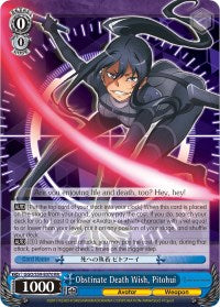 Obstinate Death Wish, Pitohui (GGO/S59-E070 RR) [Gun Gale Online] | Cracking-Singles