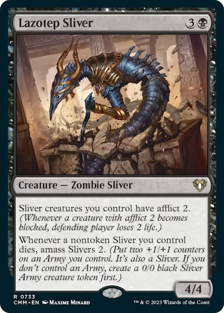 Lazotep Sliver [Commander Masters] | Cracking-Singles