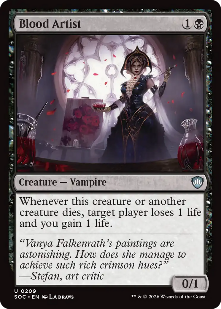 Blood Artist [Secrets of Strixhaven Commander] | Cracking-Singles