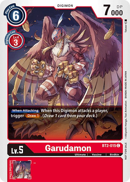 Garudamon [BT2-015] (Official Tournament Pack Vol.3) [Release Special Booster Promos] | Cracking-Singles