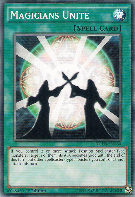 Magicians Unite [YGLD-ENC30] Common | Cracking-Singles