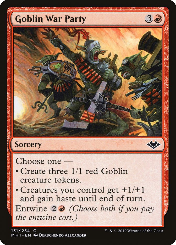 Goblin War Party [Modern Horizons] | Cracking-Singles