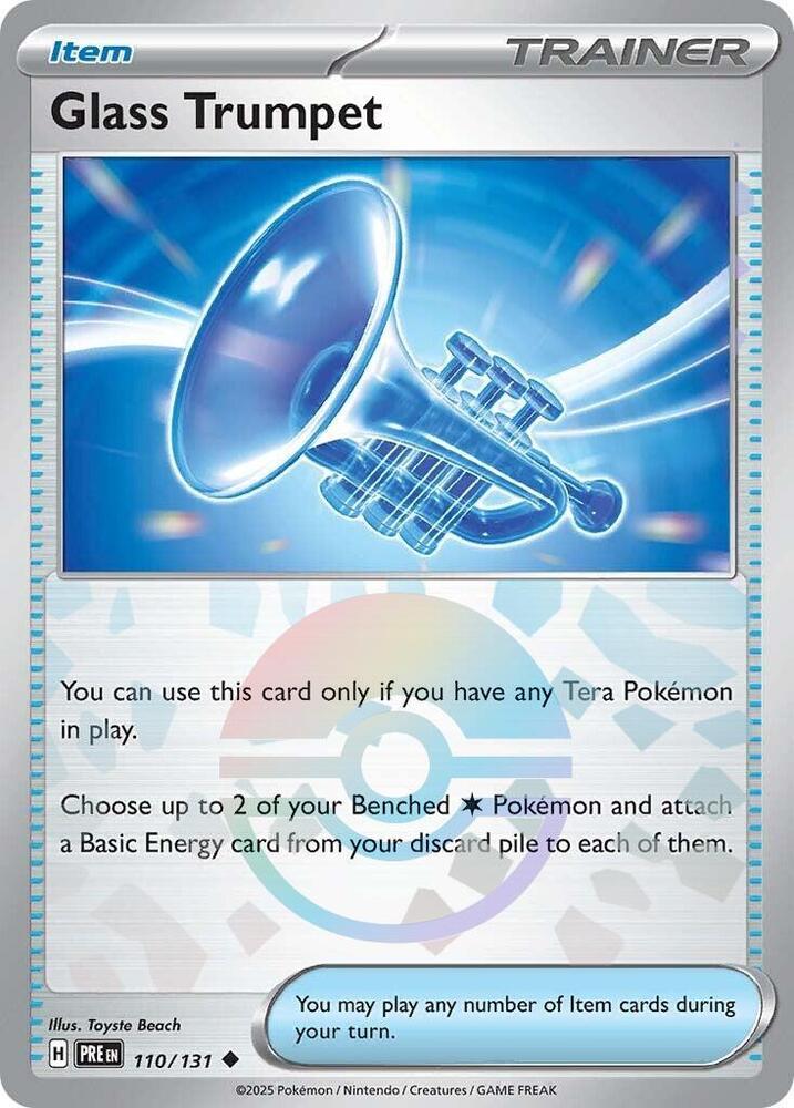 Glass Trumpet (110/131) (Poke Ball Pattern) [Scarlet & Violet: Prismatic Evolutions] | Cracking-Singles