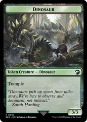 Copy // Dinosaur (0001) Double-Sided Token [The Lost Caverns of Ixalan Tokens] | Cracking-Singles