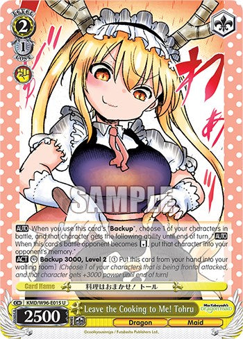 Leave the Cooking to Me! Tohru [Miss Kobayashi's Dragon Maid] | Cracking-Singles