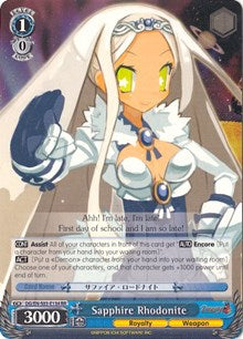 Sapphire Rhodonite (DG/EN-S03-E134 RR) [Disgaea] | Cracking-Singles