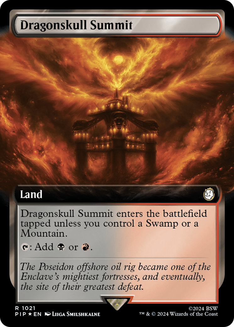 Dragonskull Summit (Extended Art) (Surge Foil) [Fallout] | Cracking-Singles