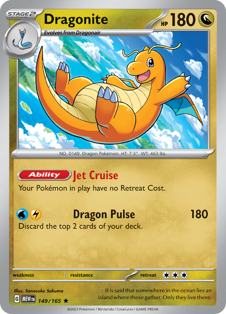 Dragonite (149/165) [Scarlet & Violet 151] | Cracking-Singles