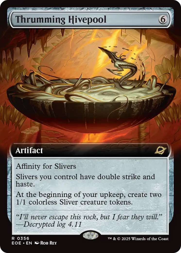 Thrumming Hivepool (Extended Art) [Edge of Eternities] | Cracking-Singles