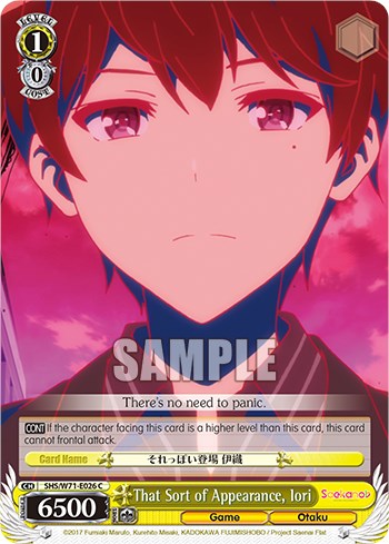 That Sort of Appearance, Iori [Saekano How to Raise a Boring Girlfriend. flat] | Cracking-Singles