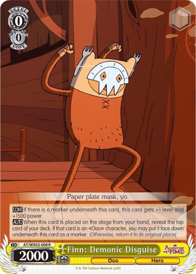 Finn: Demonic Disguise (AT/WX02-008 R) [Adventure Time] | Cracking-Singles