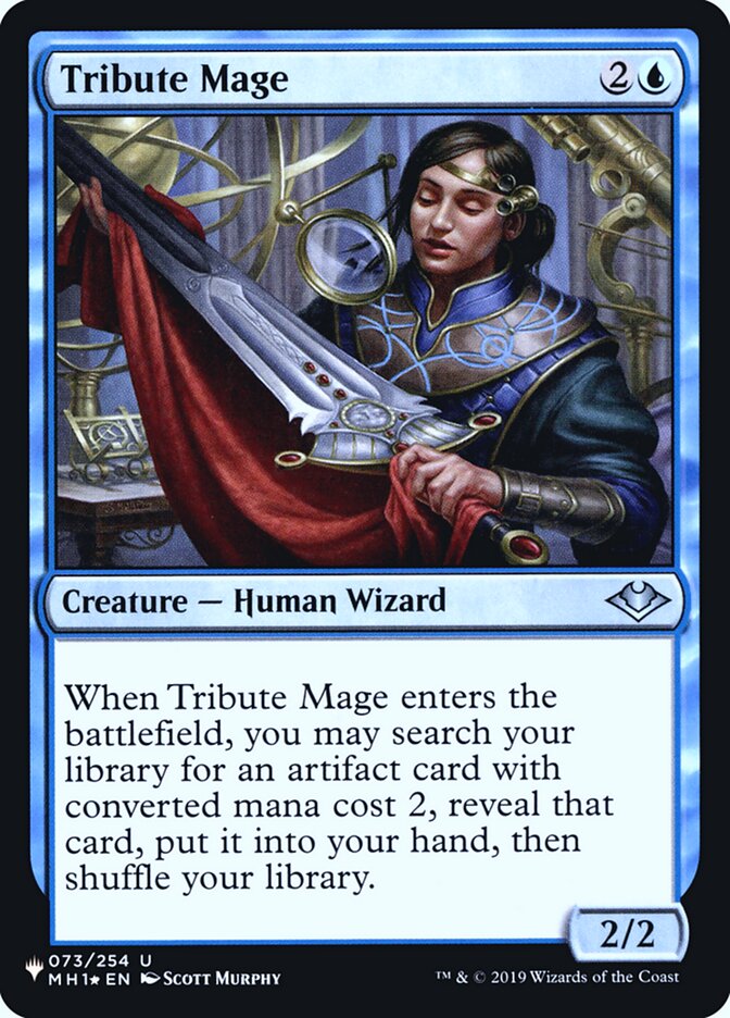 Tribute Mage [Secret Lair: Heads I Win, Tails You Lose] | Cracking-Singles