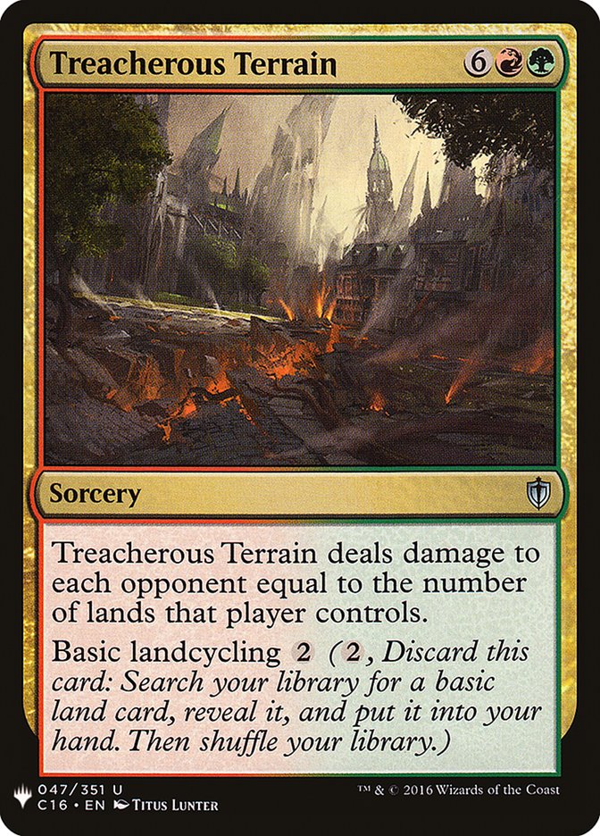 Treacherous Terrain [The List] | Cracking-Singles