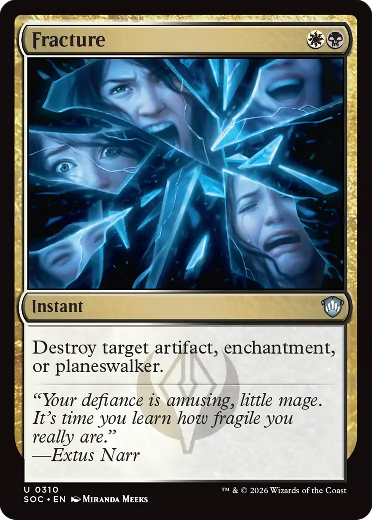 Fracture [Secrets of Strixhaven Commander] | Cracking-Singles
