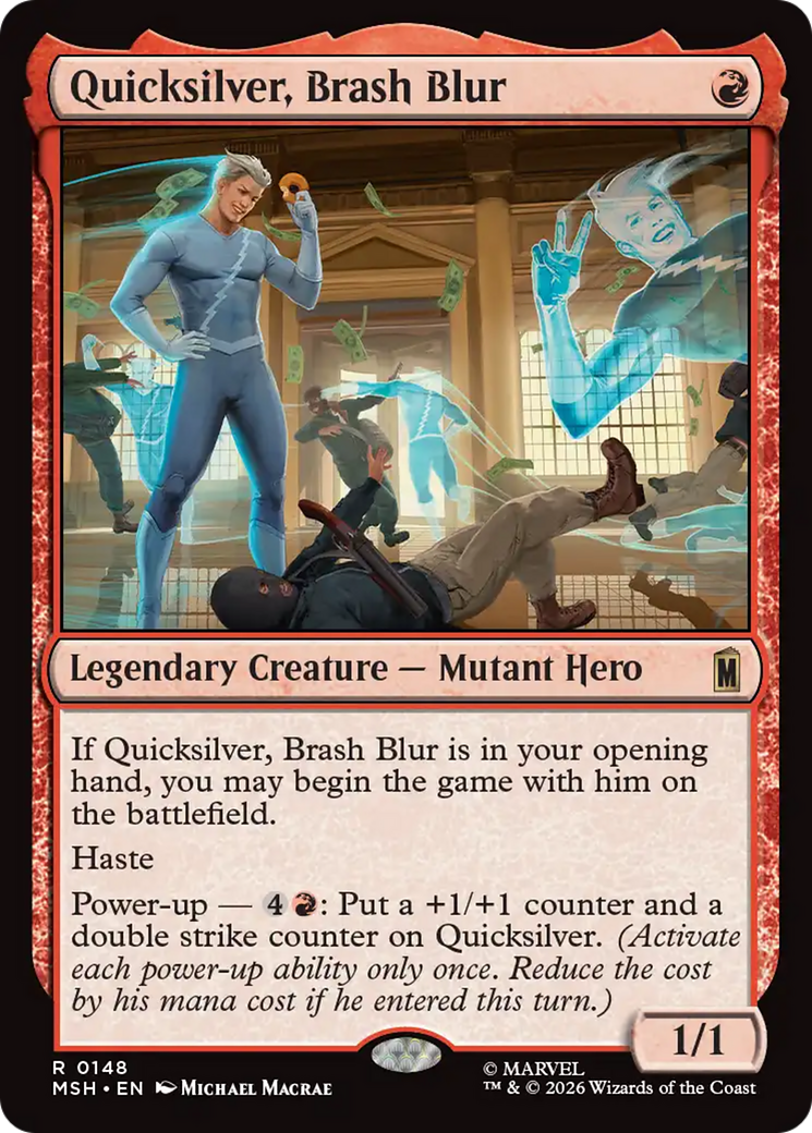 Quicksilver, Brash Blur [Marvel Super Heroes] | Cracking-Singles