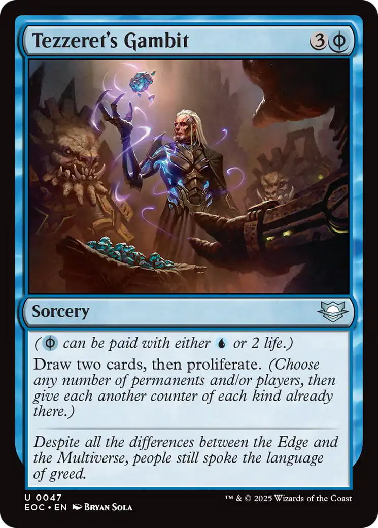 Tezzeret's Gambit [Edge of Eternities Commander] | Cracking-Singles