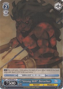 "Strong Will" Berserker (FS/S36-E081 U) [Fate/Stay Night [Unlimited Blade Works] Vol. II] | Cracking-Singles
