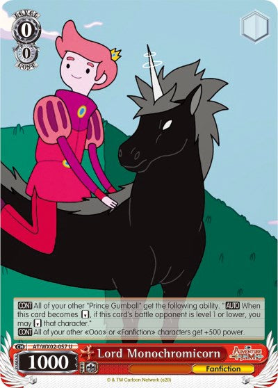 Lord Monochromicorn (AT/WX02-057 U) [Adventure Time] | Cracking-Singles