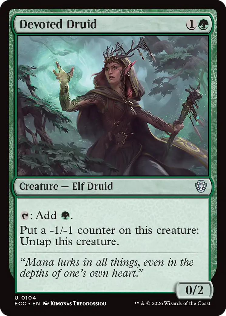 Devoted Druid [Lorwyn Eclipsed Commander] | Cracking-Singles