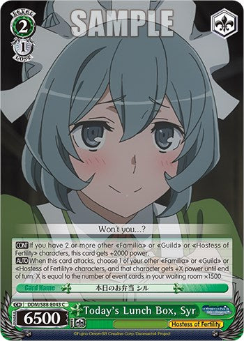 Today's Lunch Box, Syr (DDM/S88-E043 C) [Is it Wrong to Try to Pick Up Girls in a Dungeon?] | Cracking-Singles