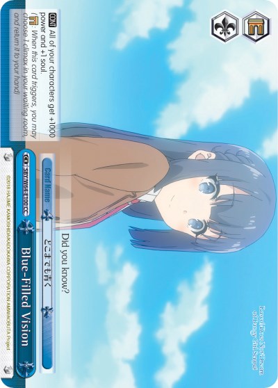 Blue-Filled Vision (SBY/W64-E100 CC) [Rascal Does Not Dream of Bunny Girl Senpai] | Cracking-Singles