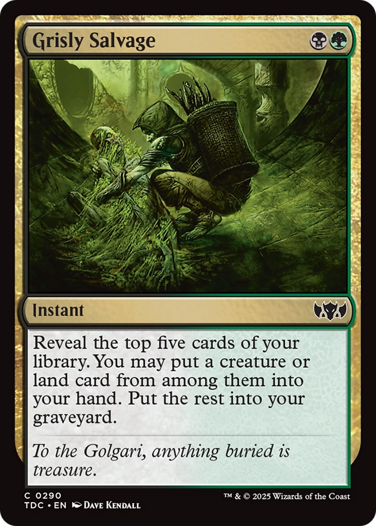 Grisly Salvage [Tarkir: Dragonstorm Commander] | Cracking-Singles