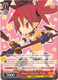 Sharp Criticism, Etna (DG/EN-S03-E105 U) [Disgaea] | Cracking-Singles