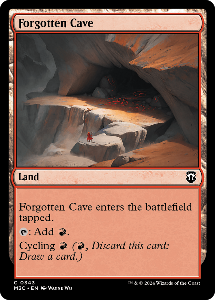 Forgotten Cave (Ripple Foil) [Modern Horizons 3 Commander] | Cracking-Singles