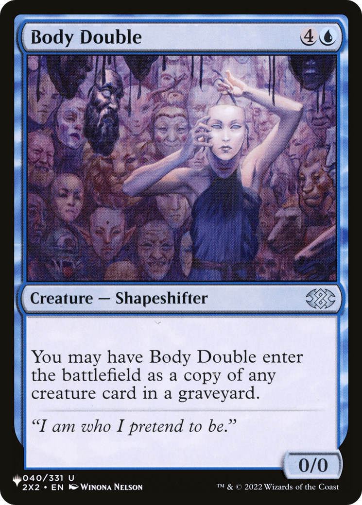 Body Double [The List] | Cracking-Singles