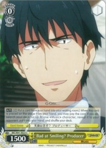 Bad at Smiling? Producer (IMC/W41-E023 C) [The iDOLM@STER Cinderella Girls] | Cracking-Singles