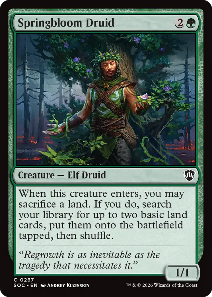 Springbloom Druid [Secrets of Strixhaven Commander] | Cracking-Singles