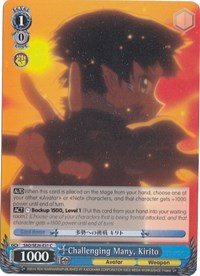 Challenging Many, Kirito (SAO/SE26-E31 C) (Parallel Foil) [Sword Art Online II Vol.2] | Cracking-Singles
