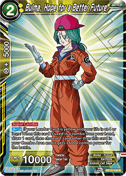 Bulma, Hope for a Better Future (Rare) (BT13-105) [Supreme Rivalry] | Cracking-Singles