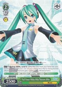 "Full Power Mikku Miku"Hatsune Miku (PD/S22-TE12 TD) [Hatsune Miku -Project DIVA- f] | Cracking-Singles