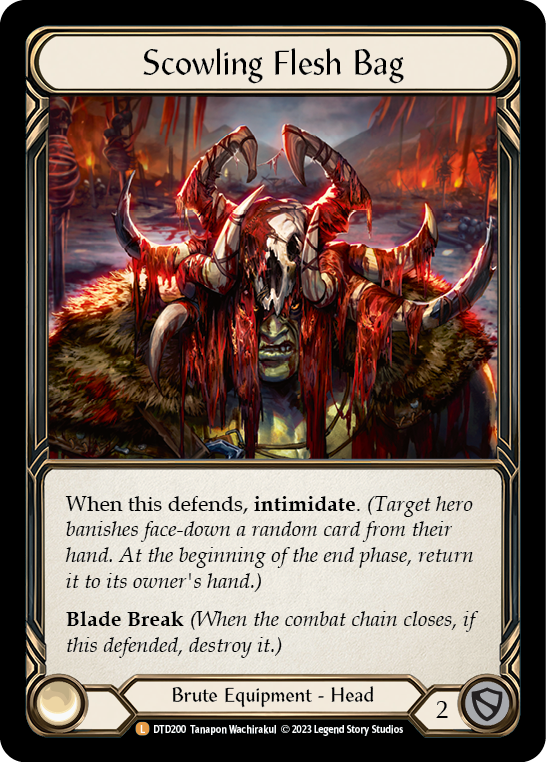 Scowling Flesh Bag [DTD200] (Dusk Till Dawn)  Rainbow Foil | Cracking-Singles