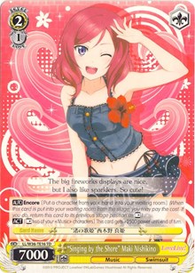 "Singing by the Shore" Maki Nashino (LL/W36-TE16 TD) [Love Live! School idol festival] | Cracking-Singles