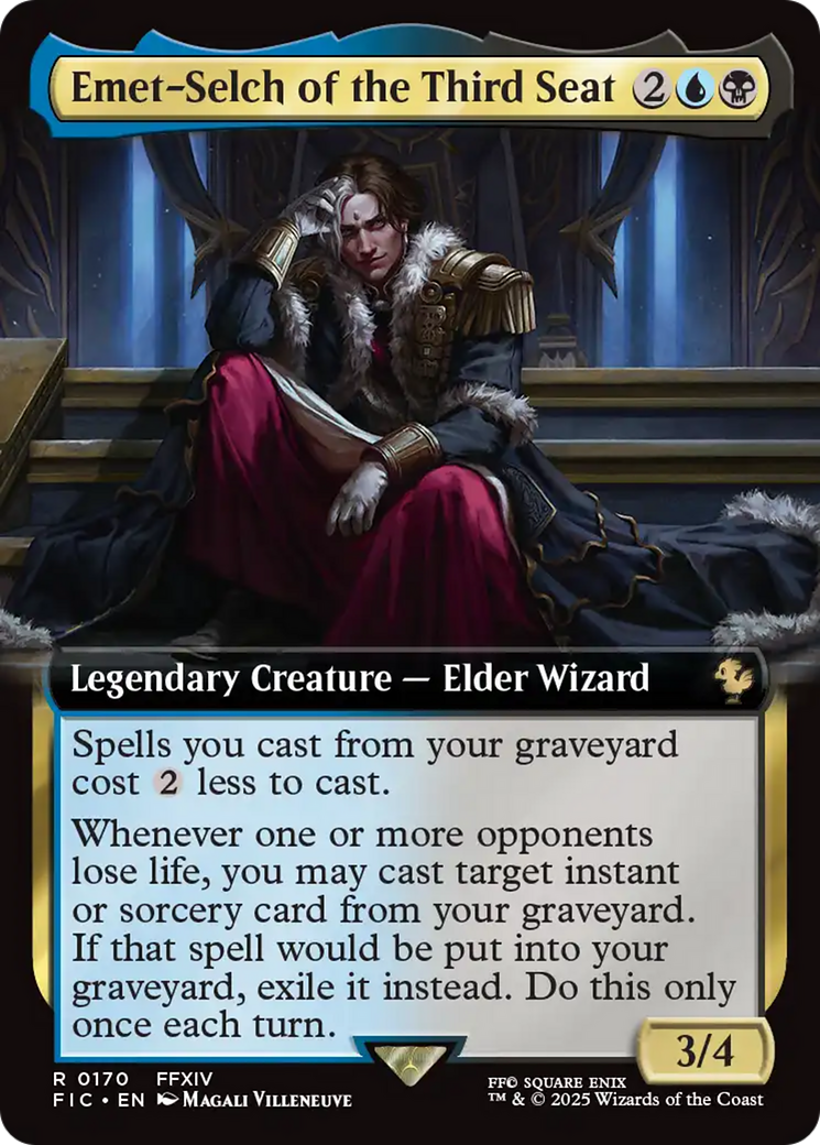 Emet-Selch of the Third Seat (Extended Art) [FINAL FANTASY Commander] | Cracking-Singles