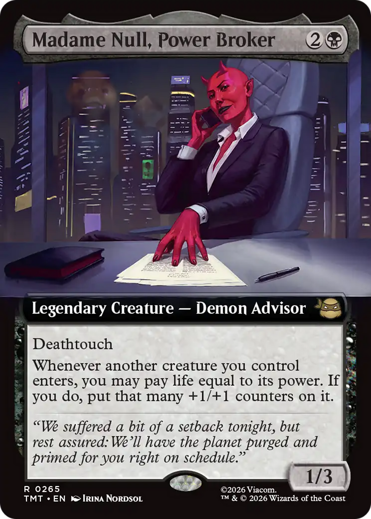 Madame Null, Power Broker (Extended Art) [Teenage Mutant Ninja Turtles] | Cracking-Singles