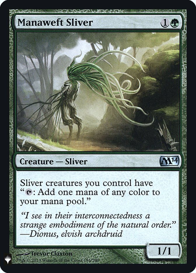 Manaweft Sliver [Mystery Booster] | Cracking-Singles