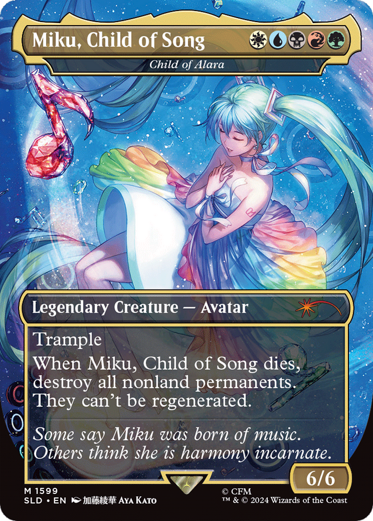 Miku, Child of Song - Child of Alara [Secret Lair Drop Series] | Cracking-Singles