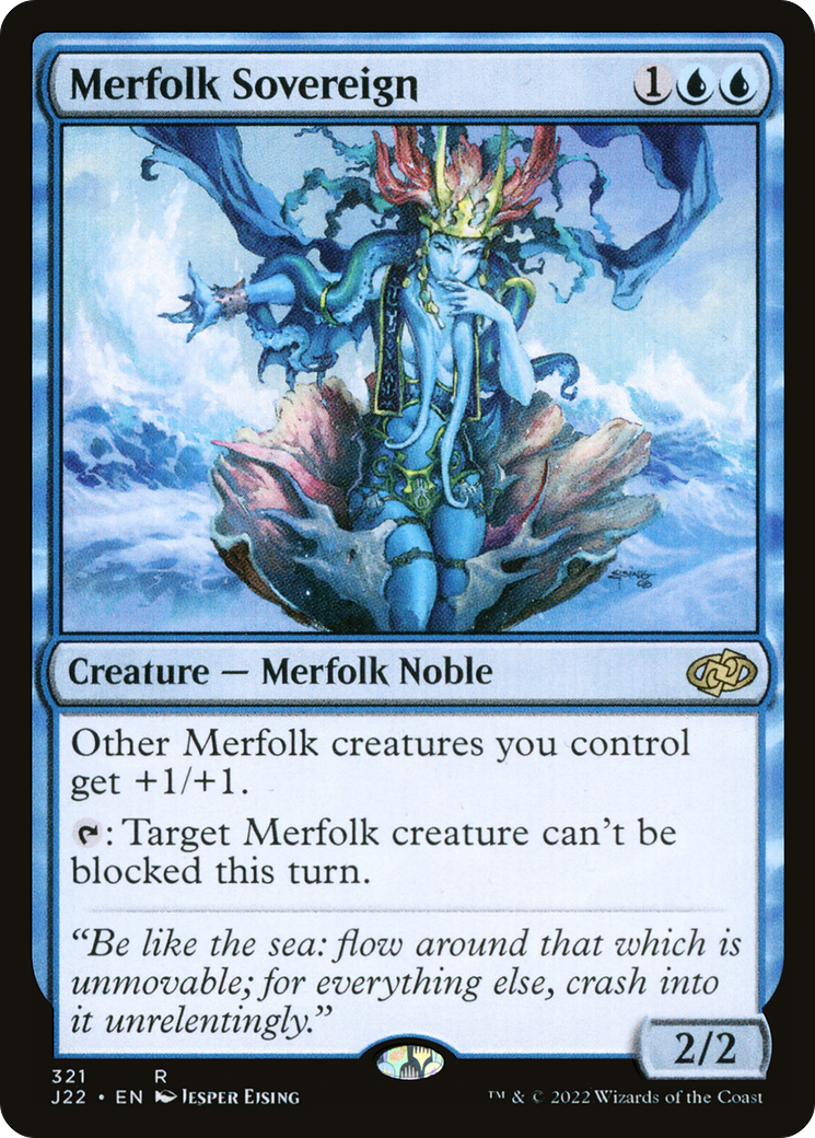 Merfolk Sovereign [Jumpstart 2022] | Cracking-Singles