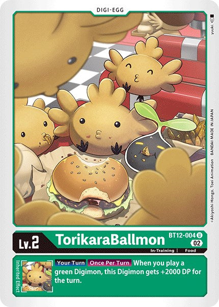 TorikaraBallmon [BT12-004] [Across Time] | Cracking-Singles