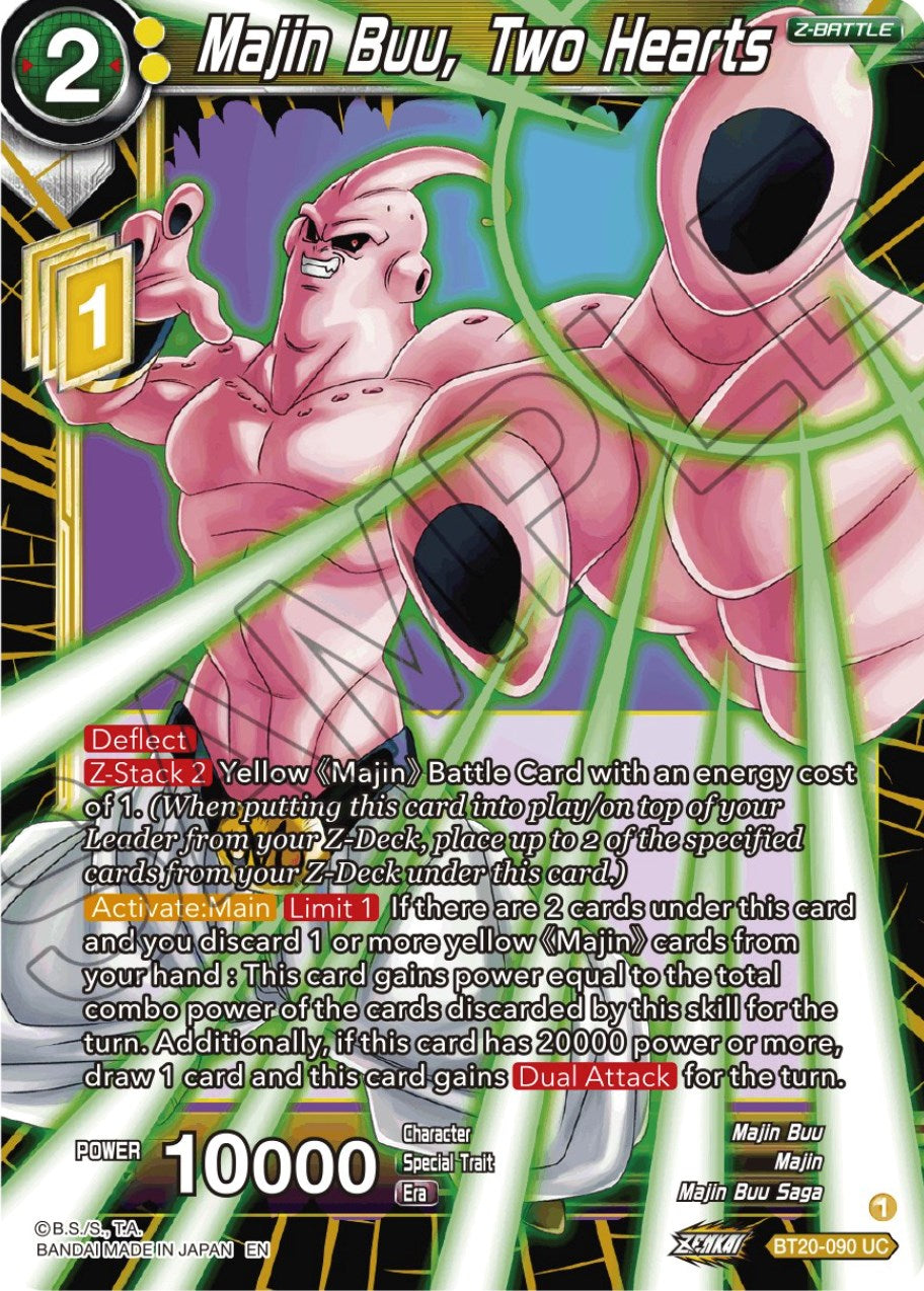 Majin Buu, Two Hearts (BT20-090) [Power Absorbed] | Cracking-Singles